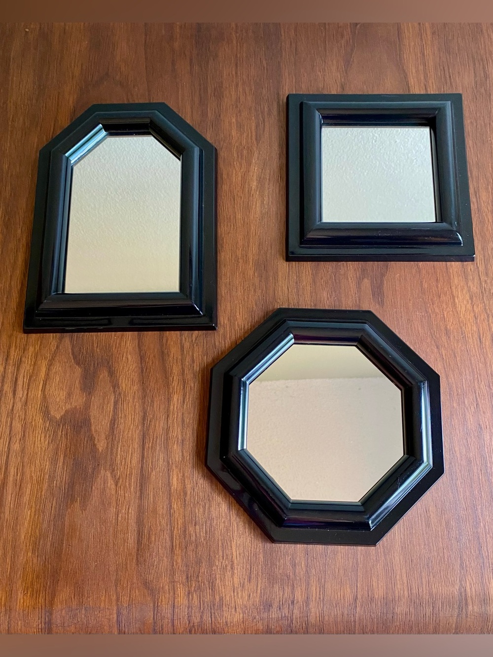Vintage Burwood Accent Mirrors set of 3